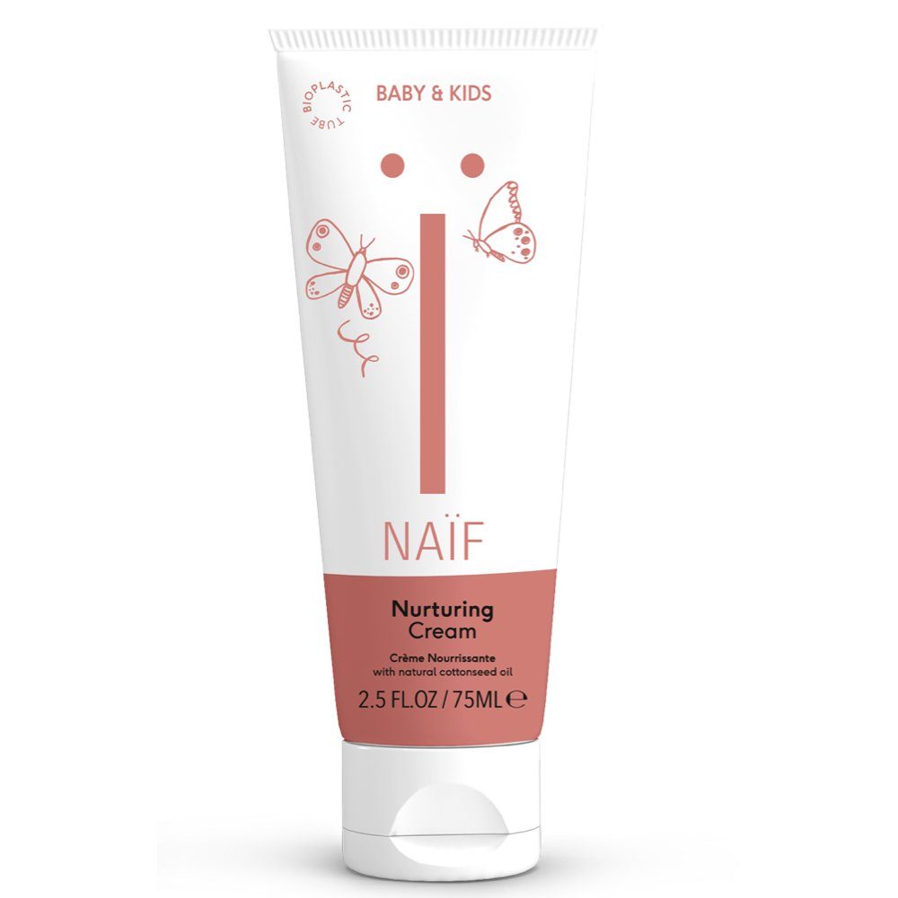 NAÏF caring baby cream with cottonseed oil 75ml VegePure